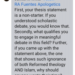 Why In The World Are You Debating RA Fuentes?